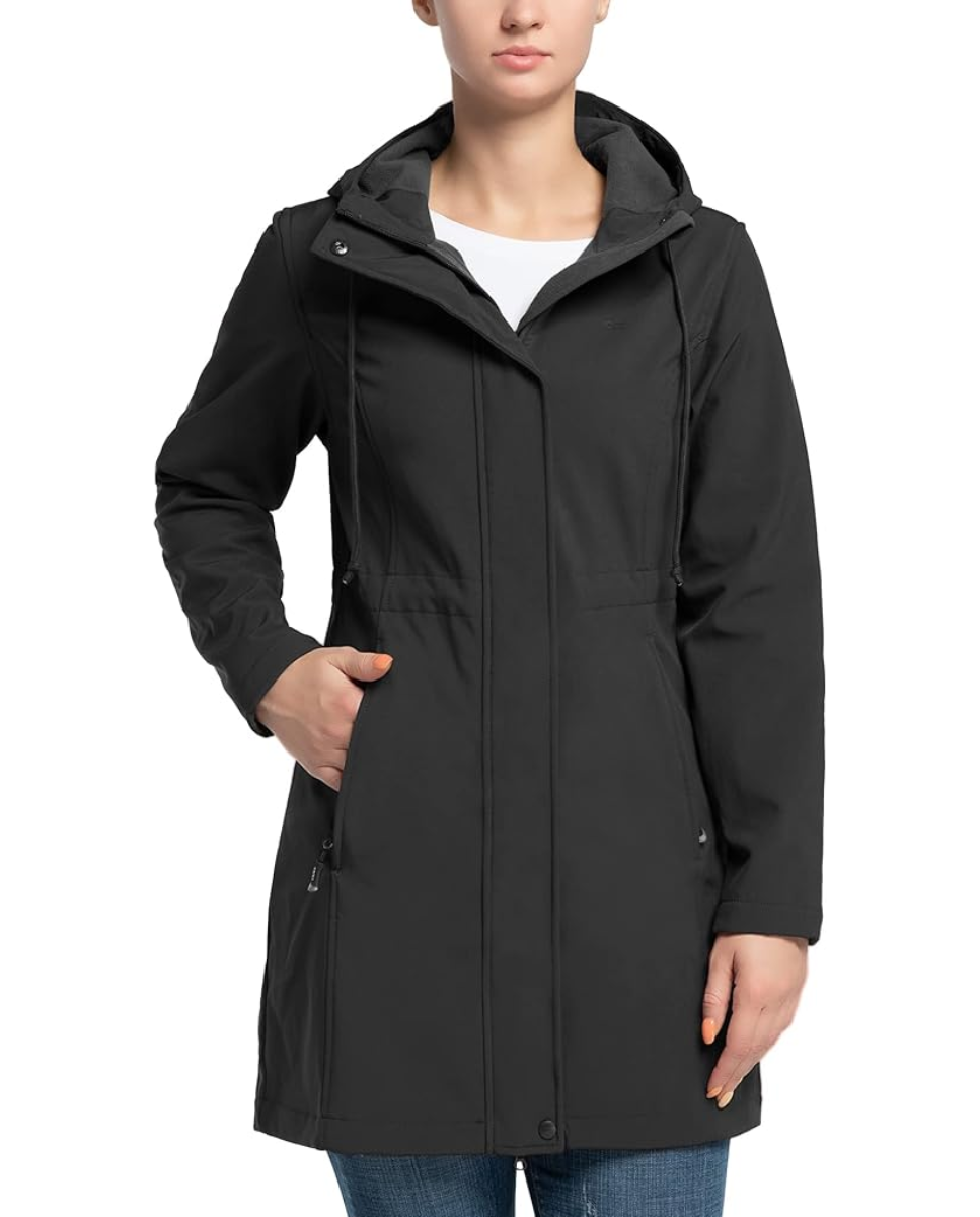 Parka de mujer negro 