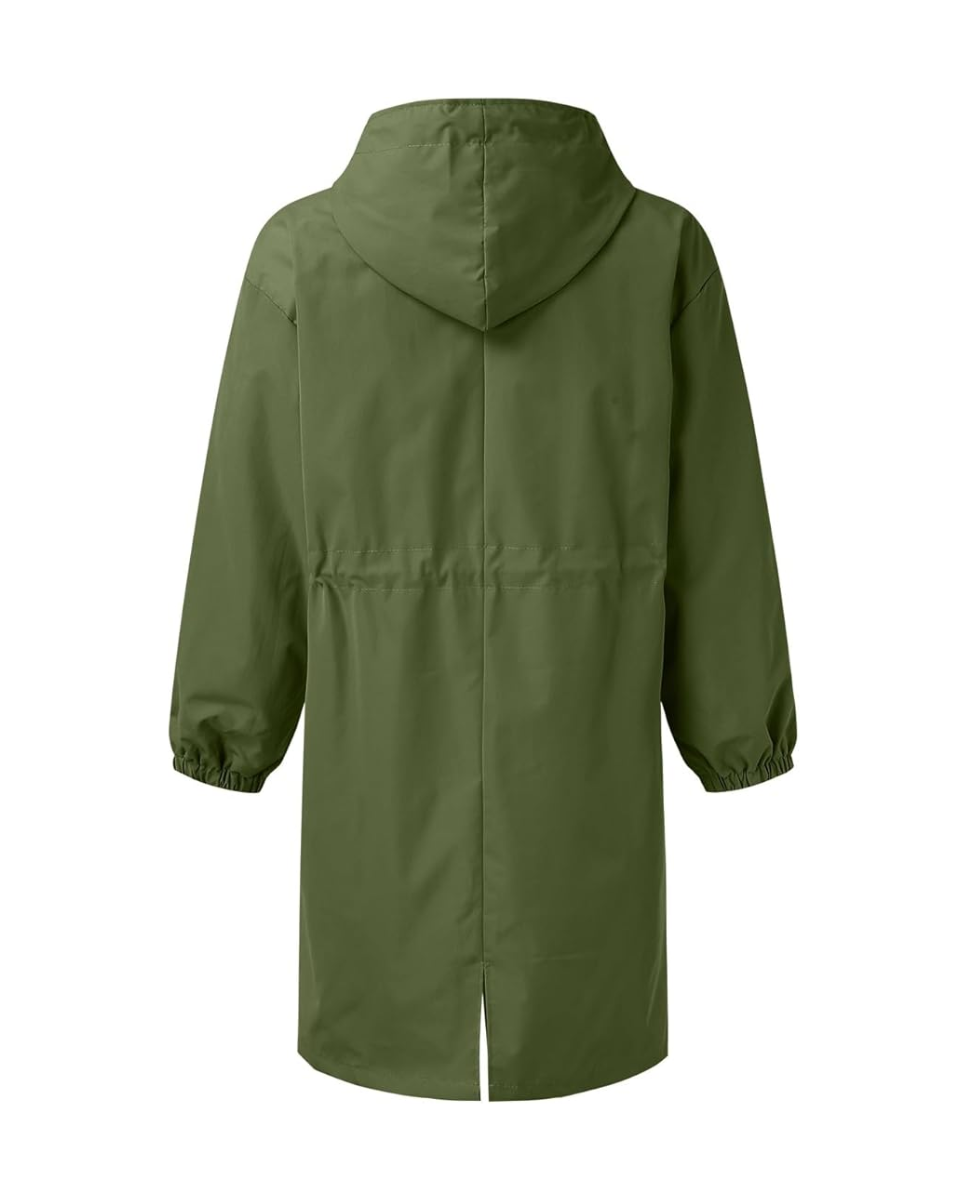 gabardina de mujer verde 