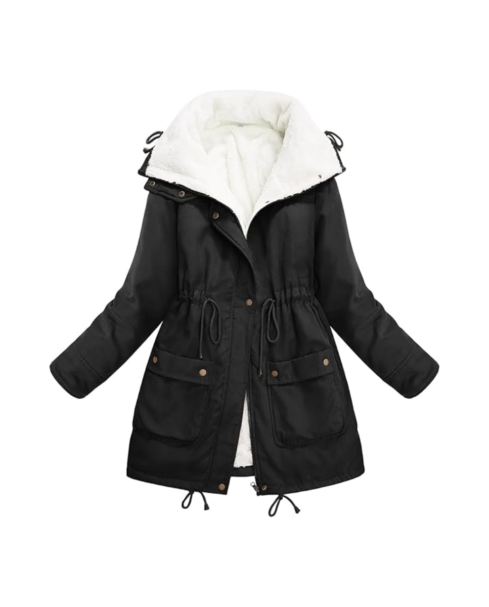 Parka de mujer negro CMTOP