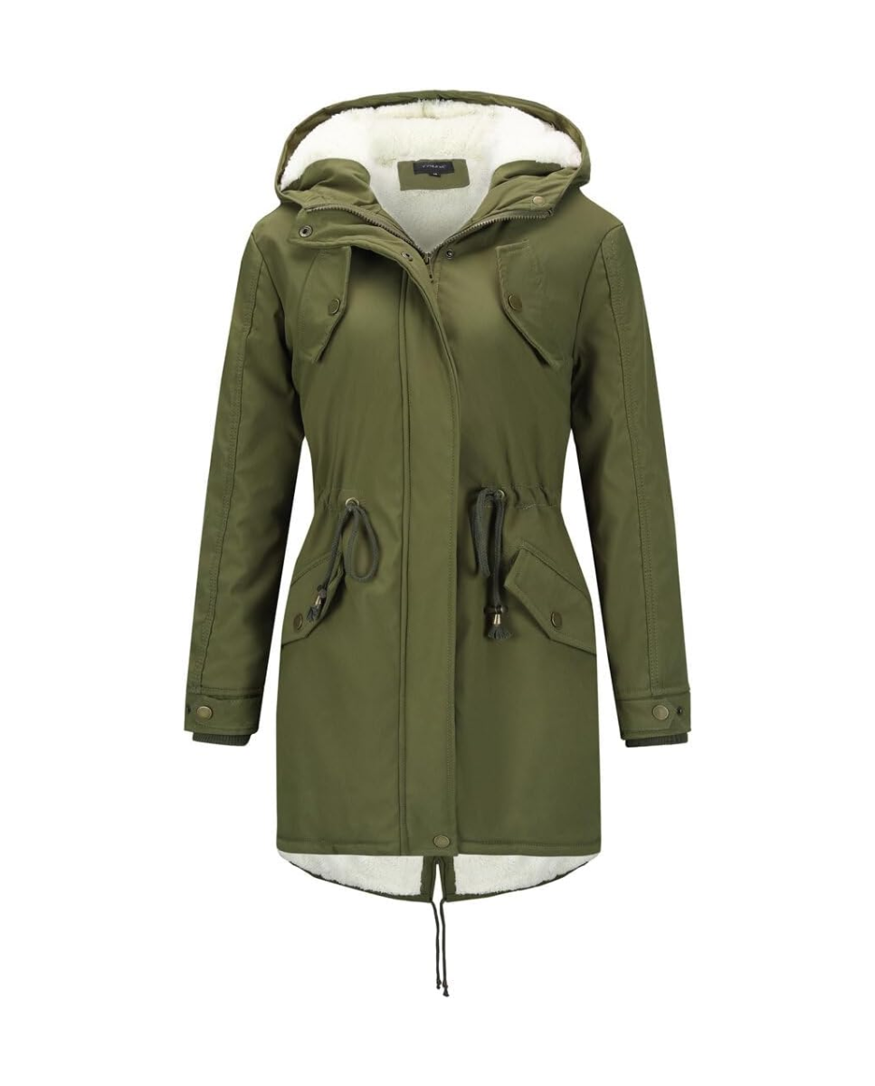 Parka de mujer verde - ropa 