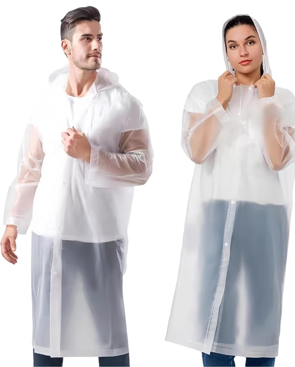 Gabardina de unisex blanco