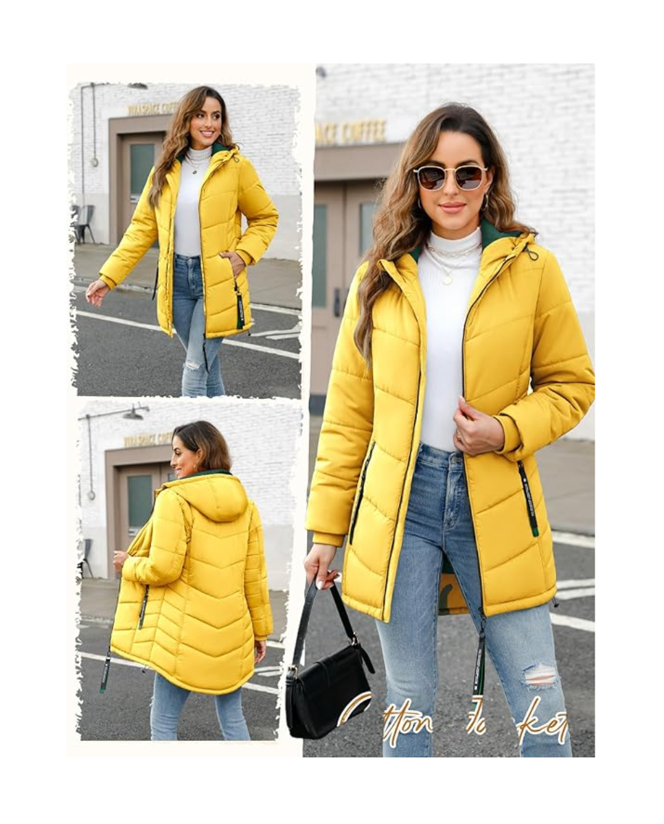 Parka de mujer amarillo Young Girl 