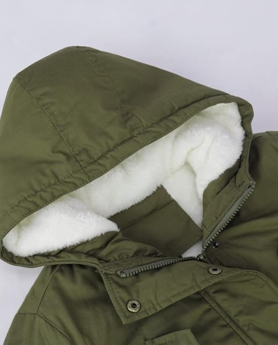 Parka de mujer verde - ropa 