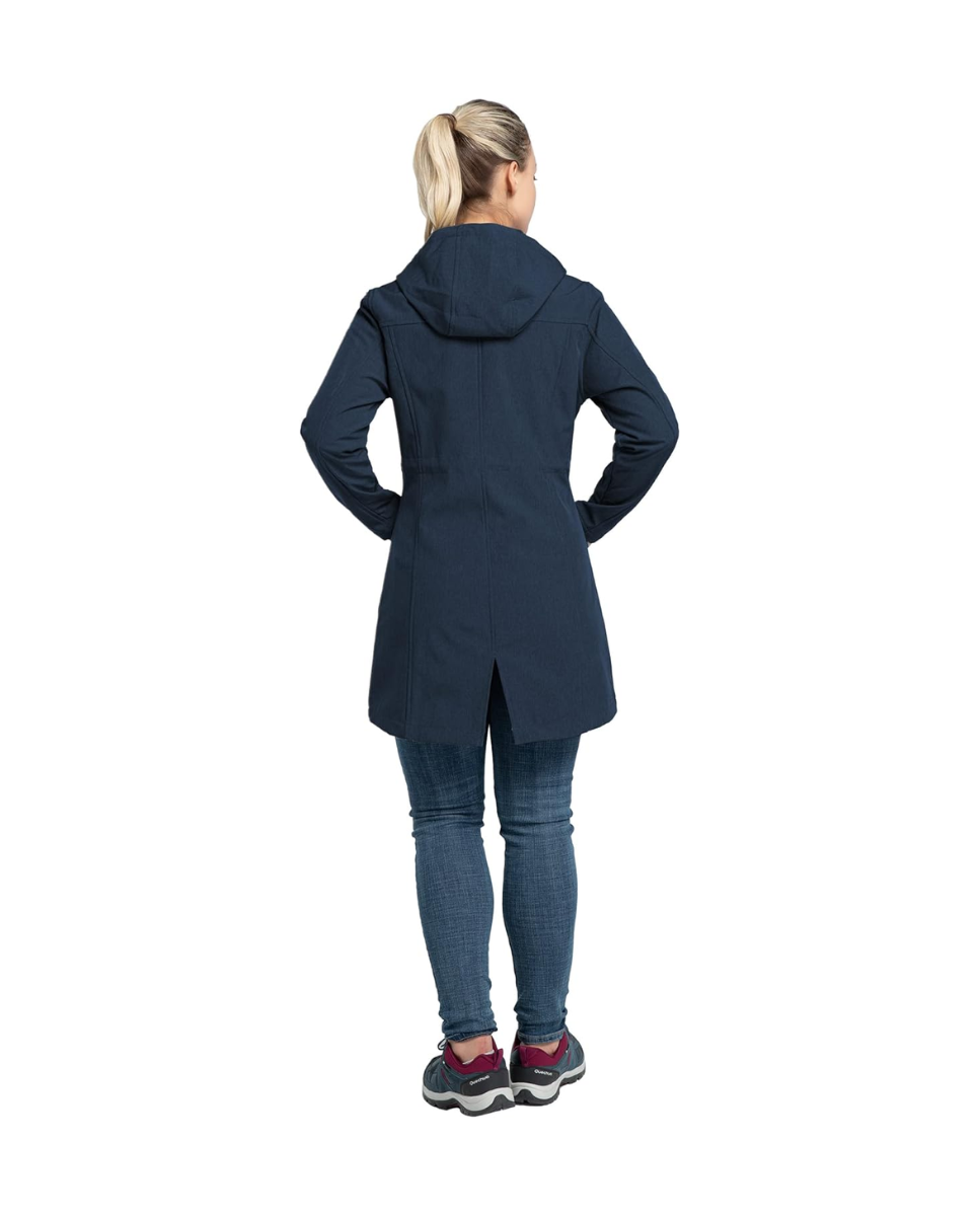 Parka de mujer azul oscuro 