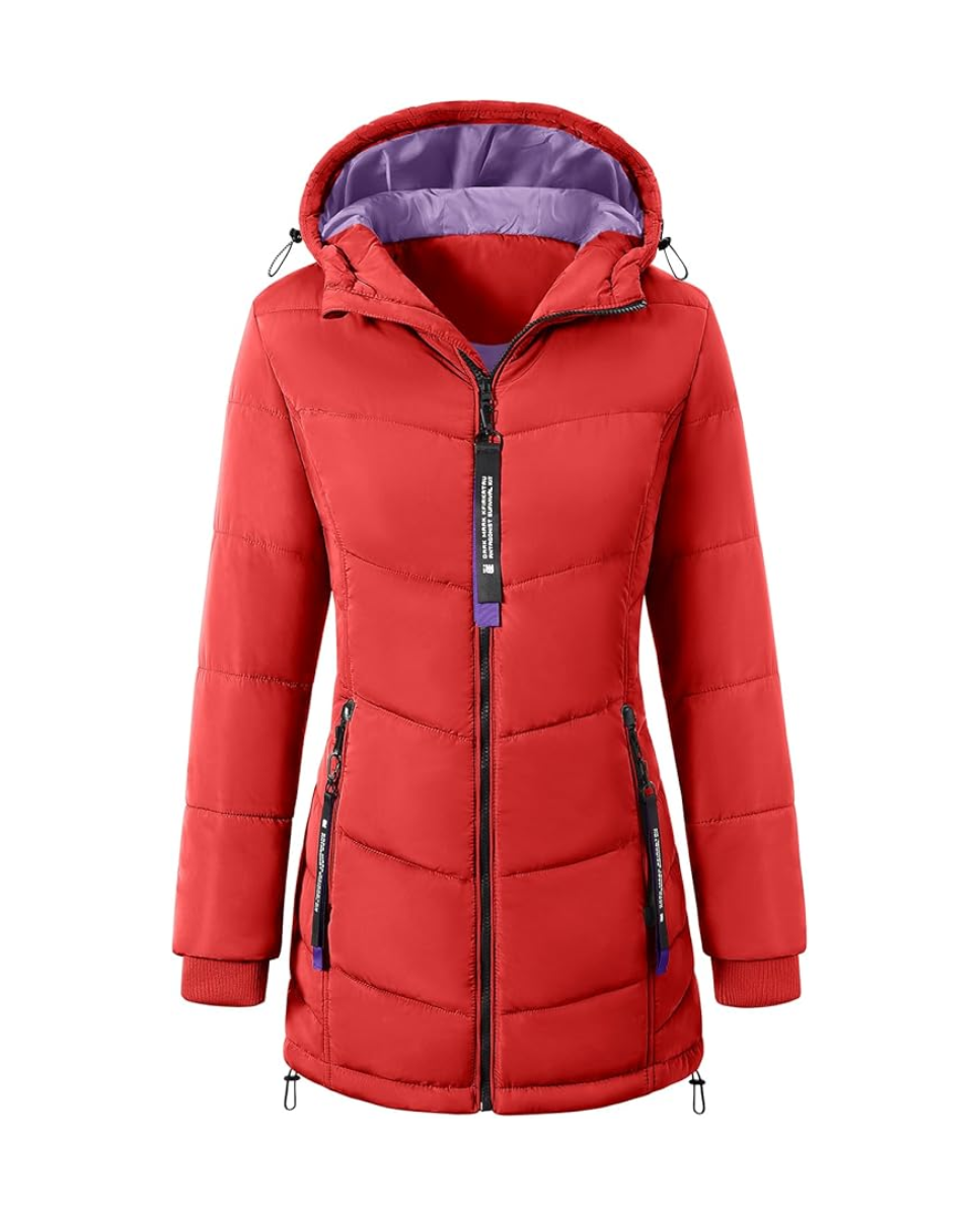 Parka de mujer rojo Young Girl