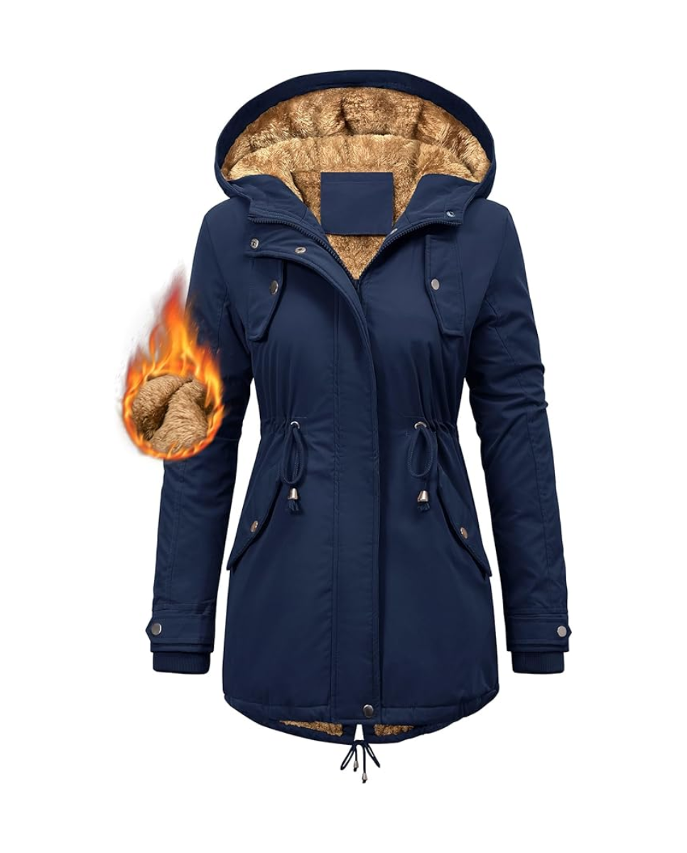 Parka de mujer azul marino CMTOP