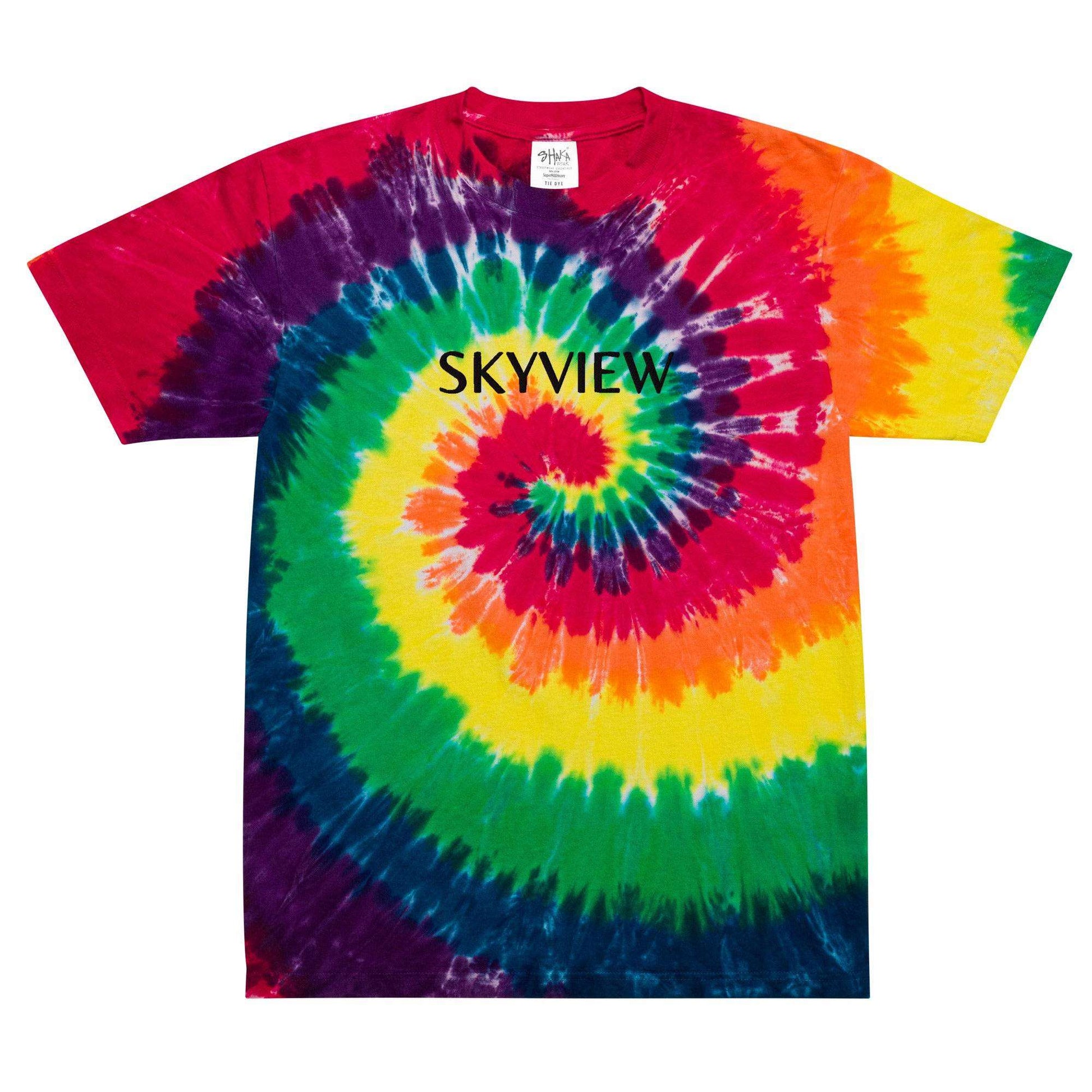 Camiseta oversize con efecto tie dye SKYVIEW