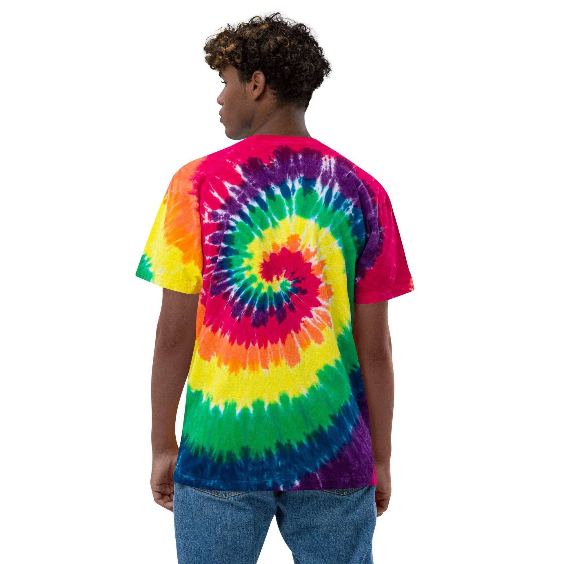 Camiseta oversize con efecto tie dye SKYVIEW