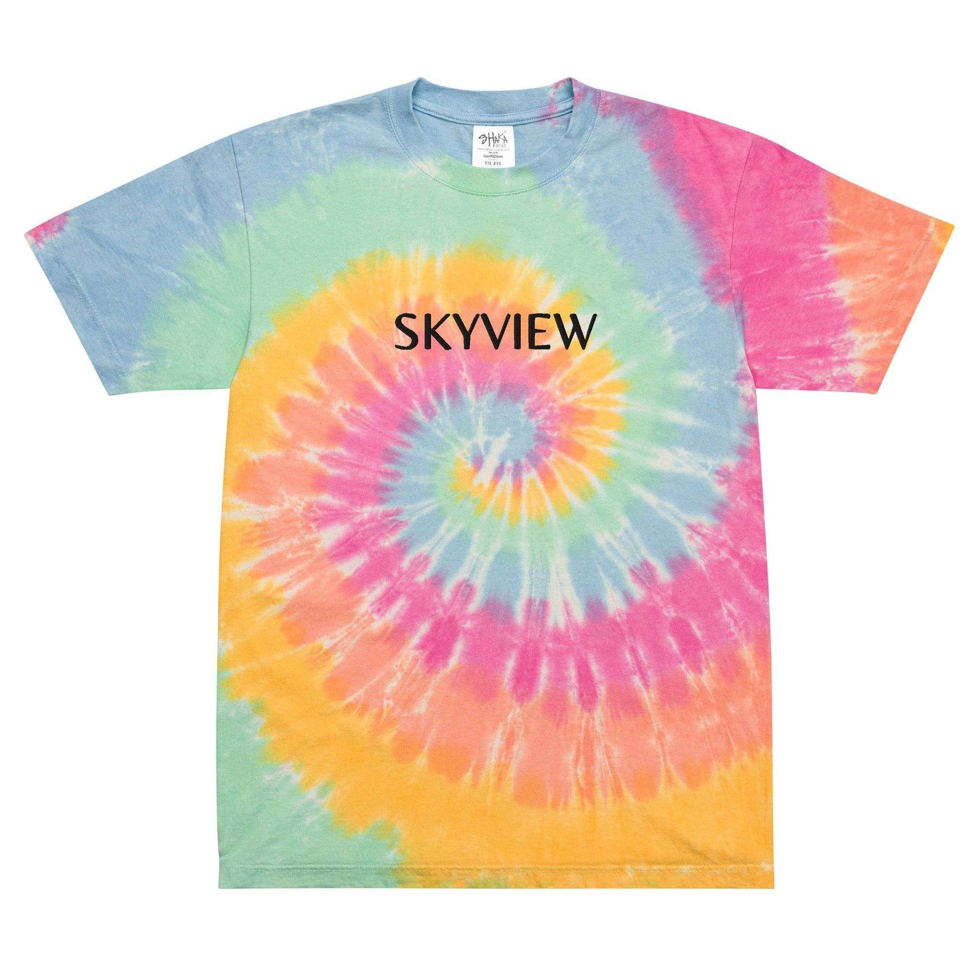 Camiseta oversize con efecto tie dye SKYVIEW