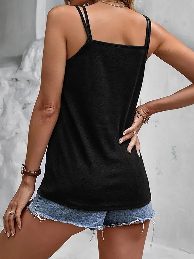 Camiseta sin mangas con cuello en V SKYVIEW