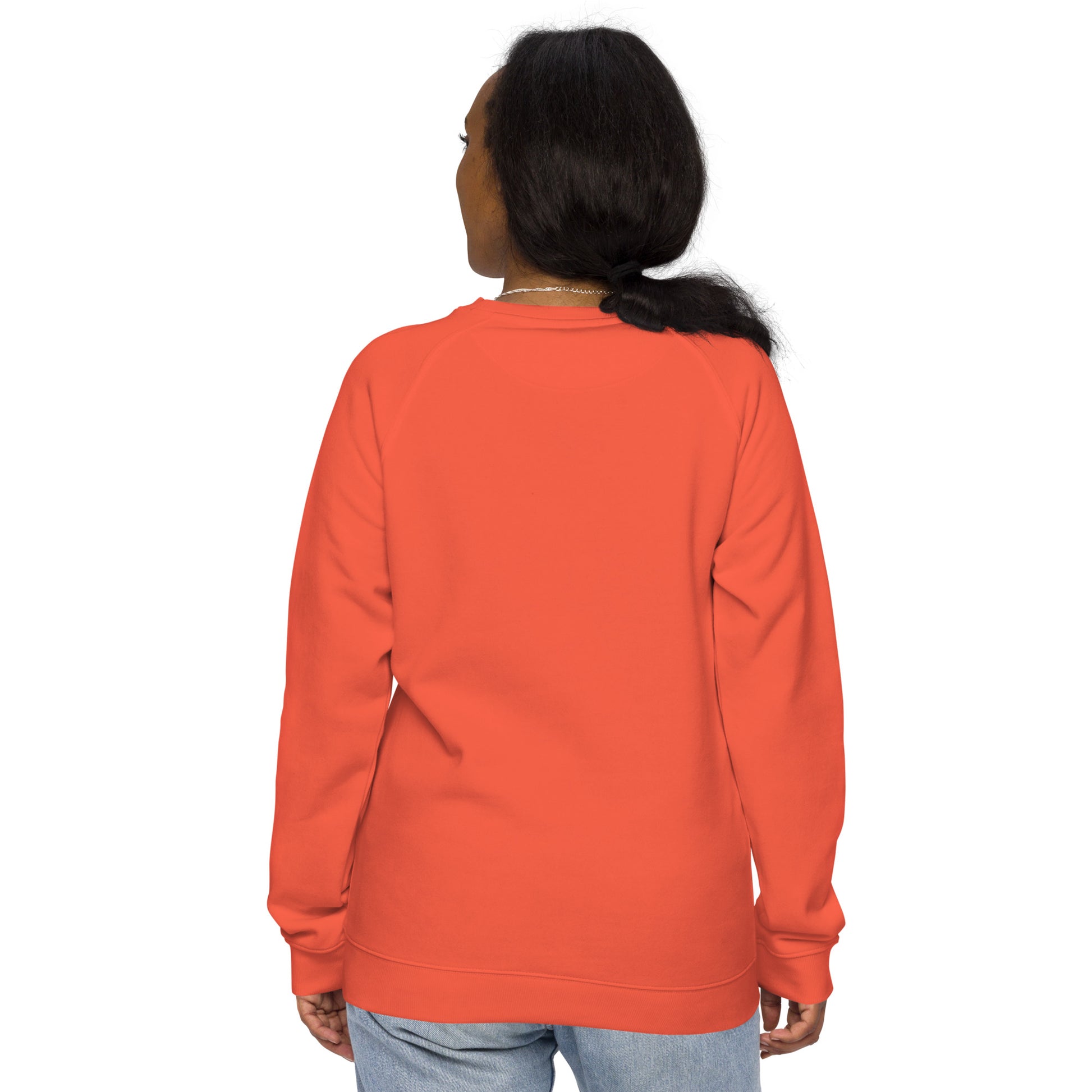 Sudadera orgánica raglán unisex - SKYVIEW